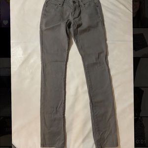 Grey Low Rise Jeans.